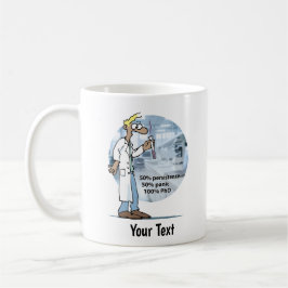 Caneca De Café Pânico de PhD da Vida Útil do Laboratório