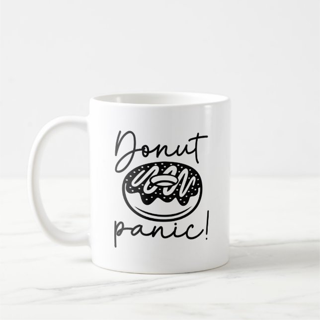 Caneca De Café Pânico de rosquinha (Esquerda)