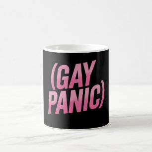 Caneca De Café Pânico Gay Protesto Orgulho LGBTQ
