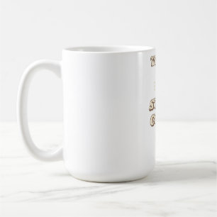 Caneca De Café Pânico Leve & Café Forte