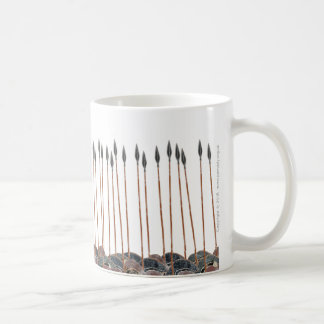 Caneca De Café Panóplia - campo das lanças gregas do hoplite