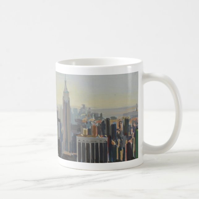 Caneca De Café Panorama 2012 de Manhattan (Direita)