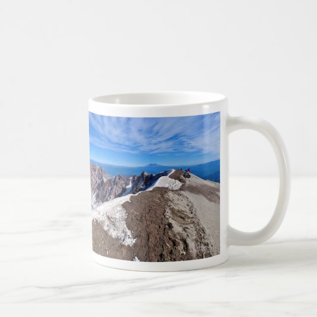 Caneca De Café Panorama da cimeira de Mount Saint Helens (Direita)