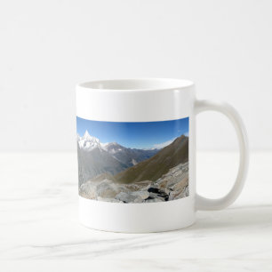 Caneca De Café Panorama de Rothorn, cumes de Vancôver