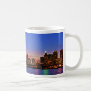 Caneca De Café Panorama de Toronto Canadá