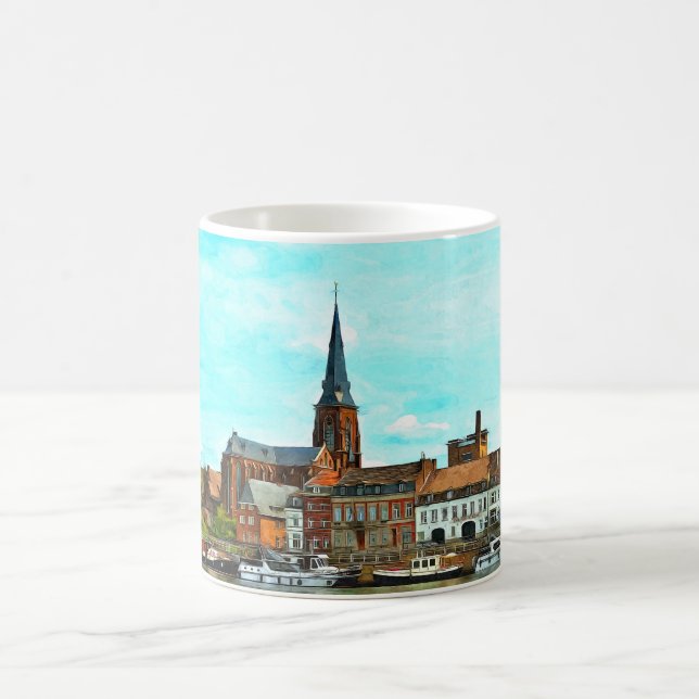 Caneca De Café Panorama elegante de Maastricht (Centro)