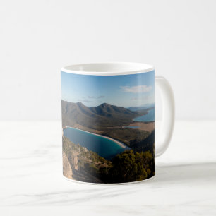 Caneca De Café Panorama sobre a bela Wineglass Bay Tasmania