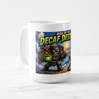 Caneca De Café Panorâmico Descafeinado Destruidor Café Super-heró