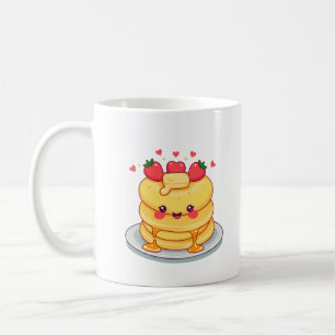 Caneca De Café Panquecas Felizes