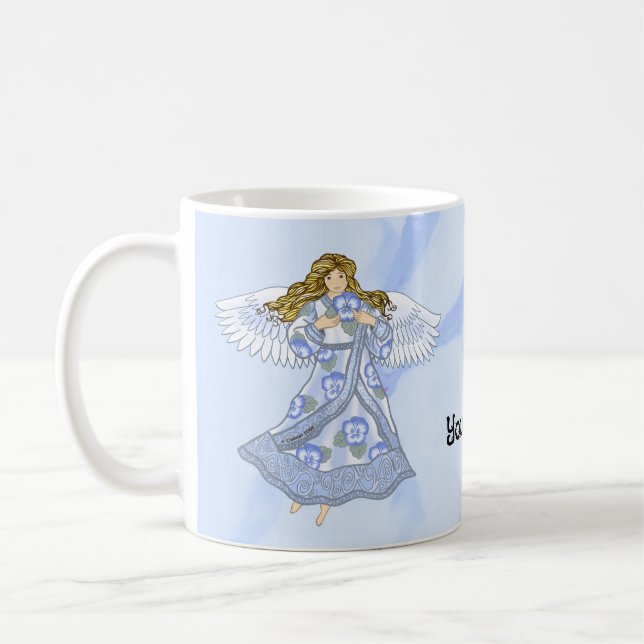 Caneca De Café Pansy Angel (Esquerda)