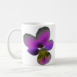 Caneca De Café Pansy Wild Dark Purple Mug