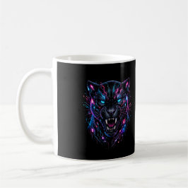 Caneca De Café Pantera Cibernética