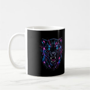 Caneca De Café Pantera Cibernética