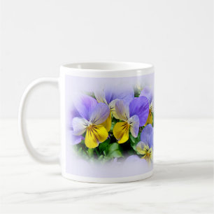 Caneca De Café Panteras - Roxo e Amarelo