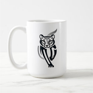 Caneca De Café Panther da Meia-Noite - Teto de Energia Silencioso