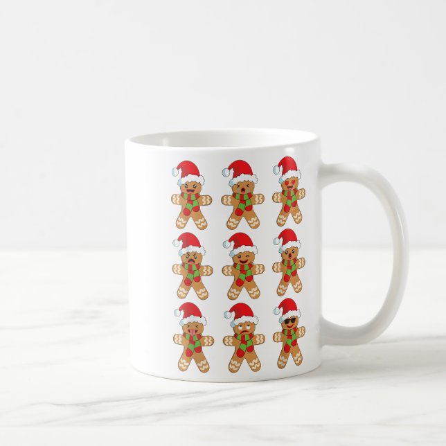 Caneca De Café Pão-de-açúcar Camisa Engraçada Pão de Natal Bonito (Direita)