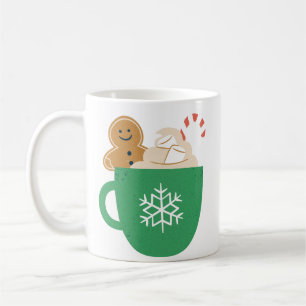 Caneca De Café Pão-de-coleira de chocolate quente