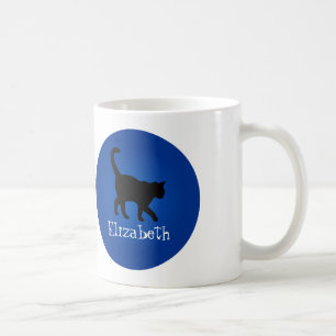 Caneca De Café Pão de Gato Preto - Meu Nome