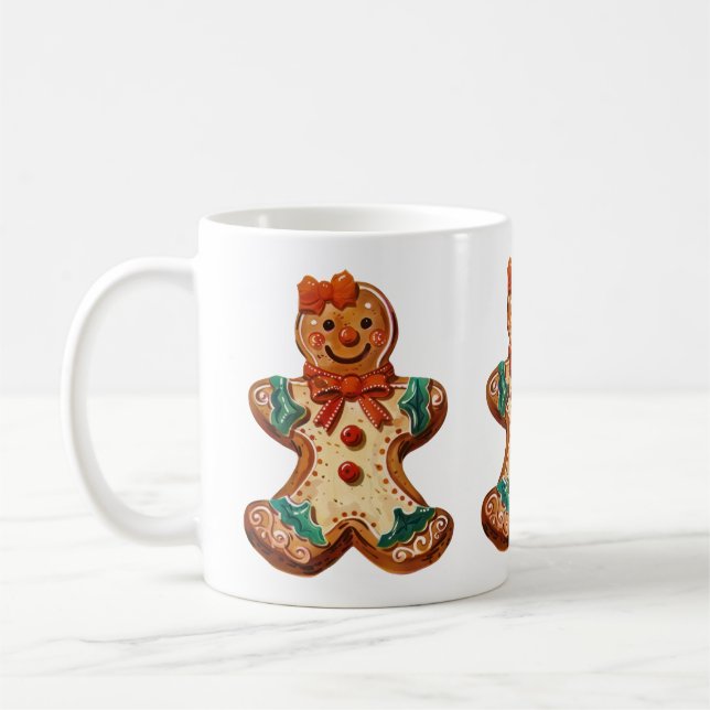 Caneca De Café Pão de gengibre de Natal (Esquerda)