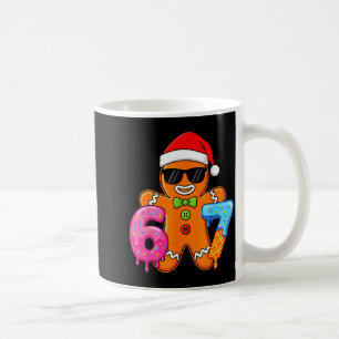 Caneca De Café Pão de gengibre engraçado seis sete 67 sorvete got