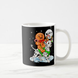 Caneca De Café Pão de gengibre montado em dálmata renascimento na
