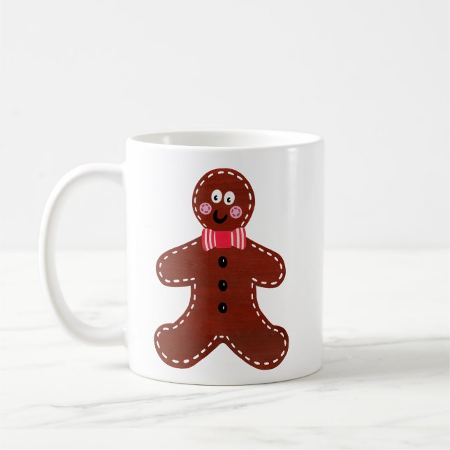 Caneca De Café Pão de Natal (Esquerda)