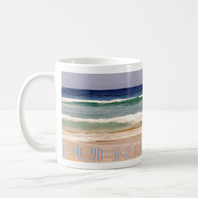 Caneca De Café Pão de praia de Porto Rico (Esquerda)