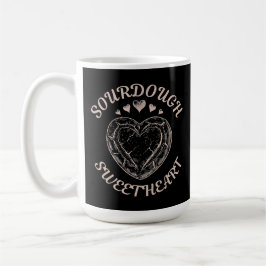 Caneca De Café Pão Doce Namorado Pão de Coração do Dia dos Namora