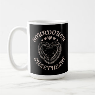 Caneca De Café Pão Doce Namorado Pão de Coração do Dia dos Namora