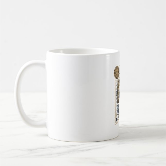 Caneca De Café Pão E Cálice Jesus Comunhão Fé Cristã Vint (Esquerda)