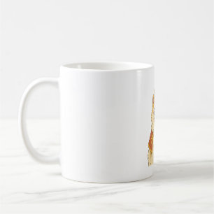 Caneca De Café Papa Akita Fofo - Design de Cachorro Engraçado