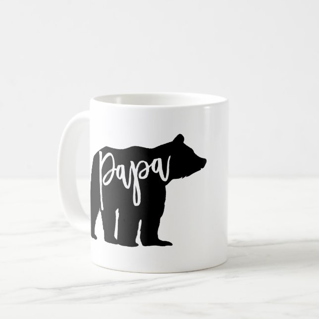 Caneca De Café Papa Bear (Frente Esquerda)