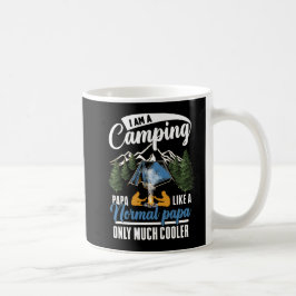 Caneca De Café Papá de Camping Moderno