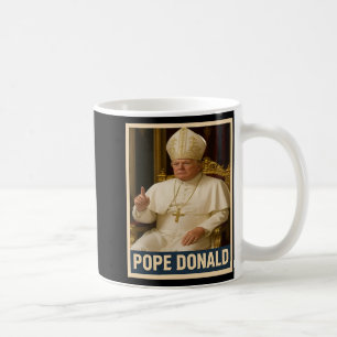 Caneca De Café Papa Donald Pope Trump Pope Donald Trump Político