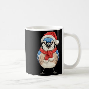 Caneca De Café Papa-Figoscama de Natal Adorável Observando Pássar