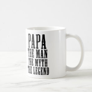 Caneca De Café Papá, o mito, a lenda