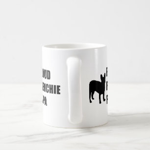 Caneca De Café Papá orgulhosa de Frenchie