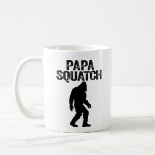 Caneca De Café Papa Squatch Divertido Pé Grande - Presente do Dia