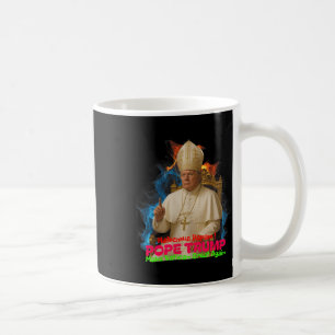 Caneca De Café Papa Trump Engraçado Trump Vaticano Cristão Retro