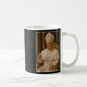 Caneca De Café Papa Trump Igreja Vaticano Papa Trump Engraçado Cr
