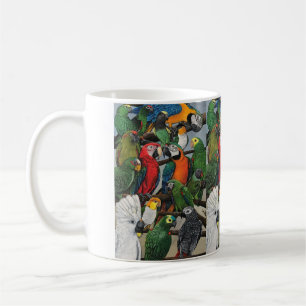 Caneca De Café Papagaio