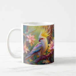 Caneca De Café Papagaio de Asa Iridescente Fantasia