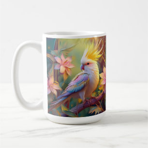 Caneca De Café Papagaio de Asa Iridescente Fantasia