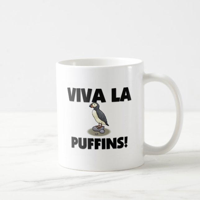Caneca De Café Papagaio-do-mar do La de Viva (Direita)