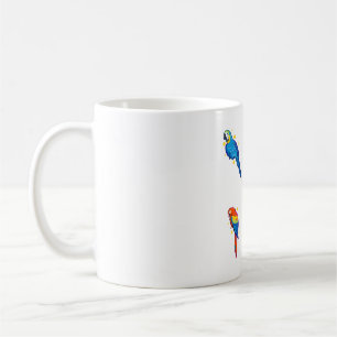 Caneca De Café Papagaio-macau Delight � Arte Animal