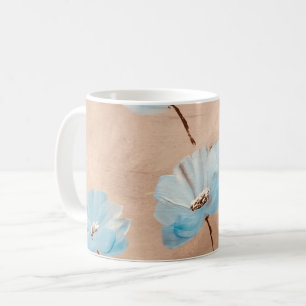 Caneca De Café Papagaios azuis na erva