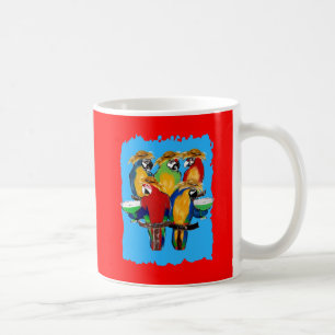 Caneca De Café Papagaios Bêbados