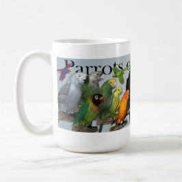 Caneca De Café Papagaios do mundo