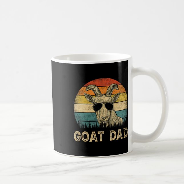 Caneca De Café Papai Cabra Amantes de Cabra Dia dos Pais  (Direita)