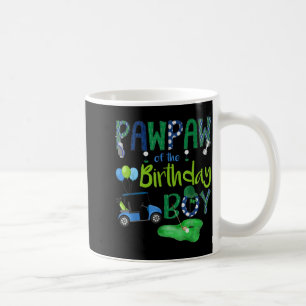 Caneca De Café Papai do menino aniversariante furo em um golfista